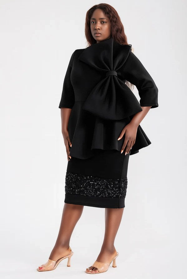 Grand Majesty Bow Dress